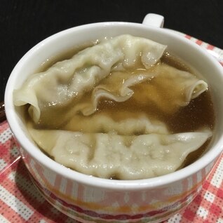 餃子で☆簡単スープ